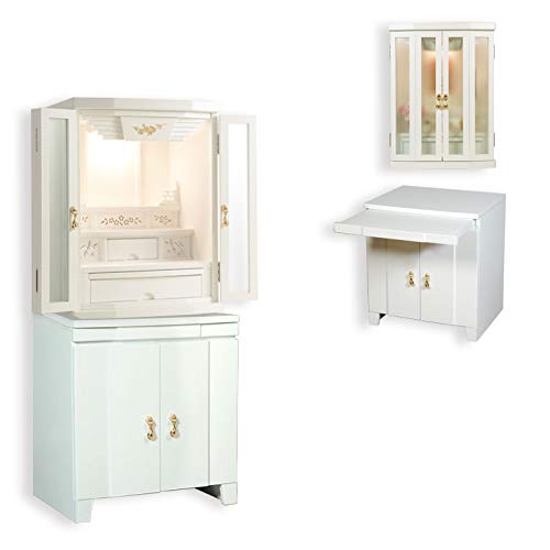 Amazon｜仏縁堂ブランド：上下セット【アンティーク調モダン仏壇：新